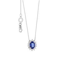 Collana Comete Donna Regina in Zaffiro Zaffiro 0.90 Ct GLB1564 - GLB1564